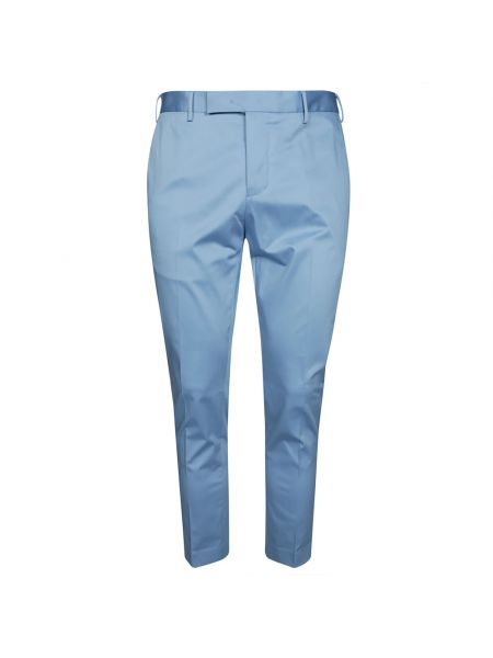 Spodnie slim fit Pt01 niebieskie