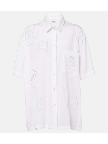 Camisa con bordado Isabel Marant blanco