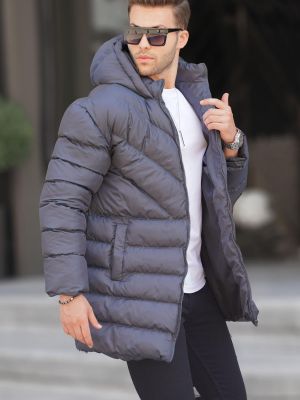 Pernata jakna s kapuljačom Madmext