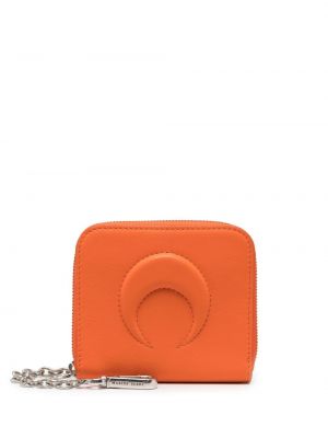 Kožená peňaženka Marine Serre oranžová