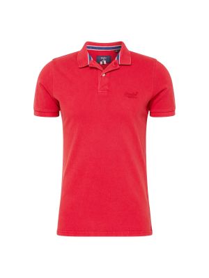 Polo marškinėliai Superdry raudona