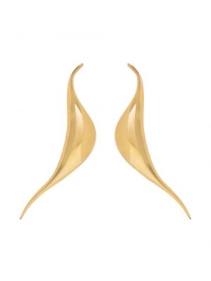 Asimetrične uhani Mugler zlata