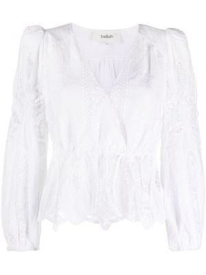 Блуза с дантела Ba&sh бяло