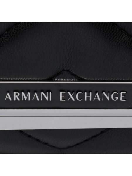 Torba na ramię Armani Exchange czarna
