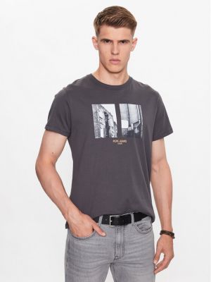 T-shirt Pepe Jeans grau