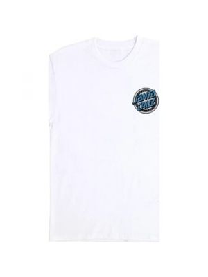 Biała koszulka z krótkim rękawem Santa Cruz