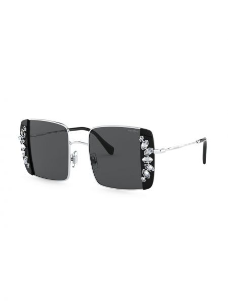 Gafas de sol de cristal Miu Miu Eyewear negro