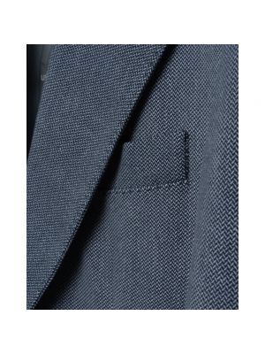 Jersey blazer mit print Circolo 1901 blau
