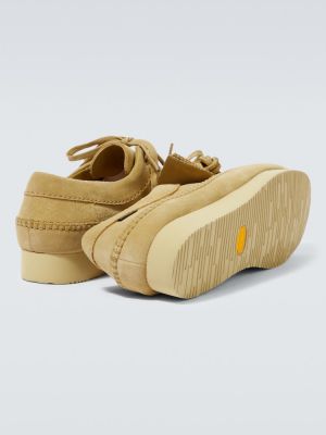 Pantofi loafer din piele de căprioară Clarks Originals bej
