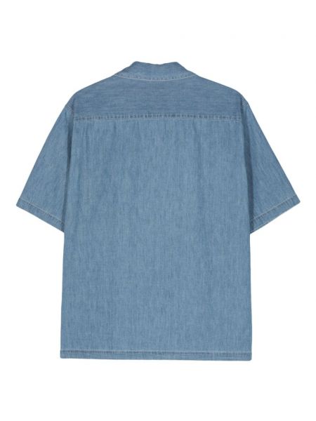 Koszula jeansowa Auralee niebieska