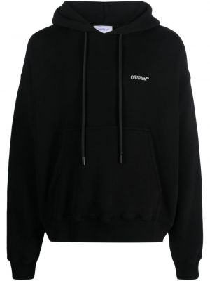 Hoodie à scratch en coton à imprimé Off-white