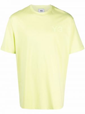 Camiseta con estampado Y-3 verde