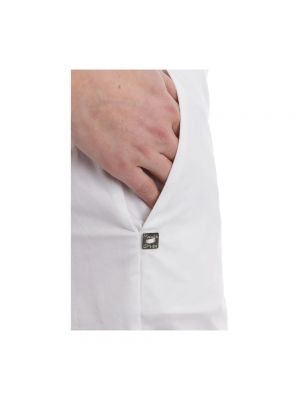 Pantalones de cuero Manila Grace blanco