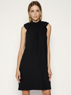 Коктейльна сукня з крепу Victoria Victoria Beckham чорна