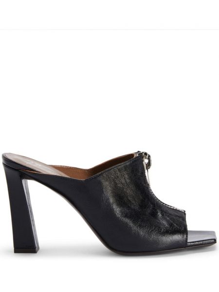 Læder mules Giuseppe Zanotti sort