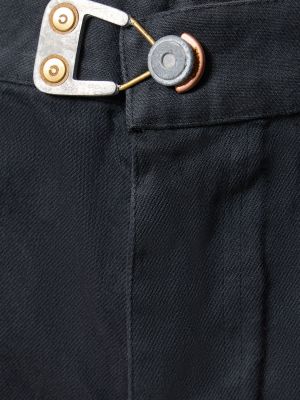 Shorts en jean en coton Objects Iv Life noir