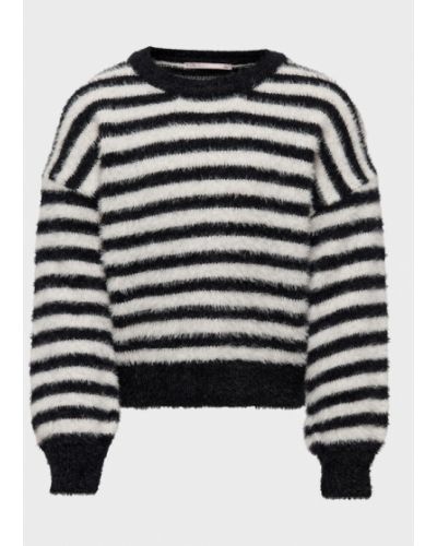 Kids ONLY Sweater Piumo 15247437 Fekete Regular Fit