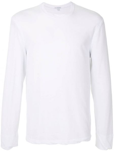 Camiseta de cuello redondo James Perse blanco
