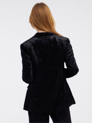 Zamatová bunda Orsay čierna