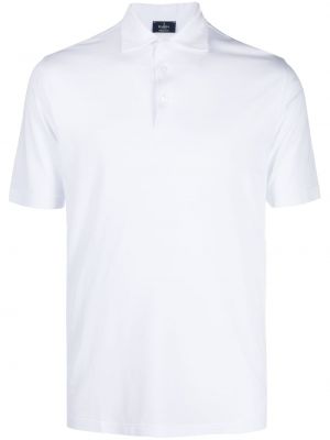 Памучна поло тениска Barba бяло