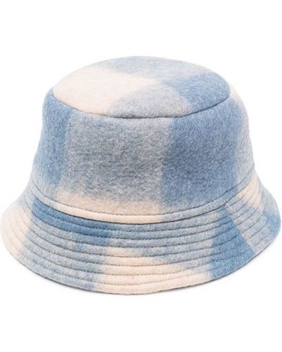 Sombrero a cuadros Isabel Marant azul