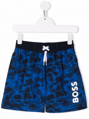 Trykt shorts for jenter Boss Kidswear blå