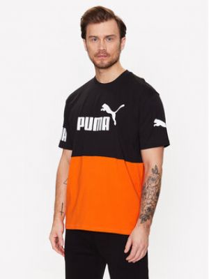 Voľné priliehavé tričko Puma oranžová