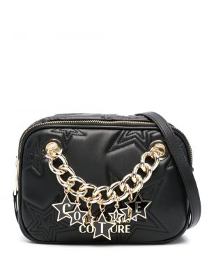 Hviezdna kožená nákupná taška Versace Jeans Couture