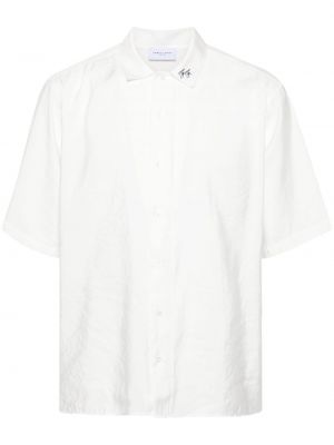 Риза бродирана Family First бяло