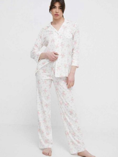 Пижама Lauren Ralph Lauren бяло