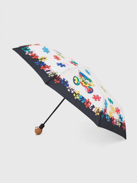 Parasol Moschino beżowy