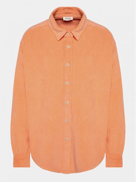 Рубашка свободного кроя American Vintage оранжевая