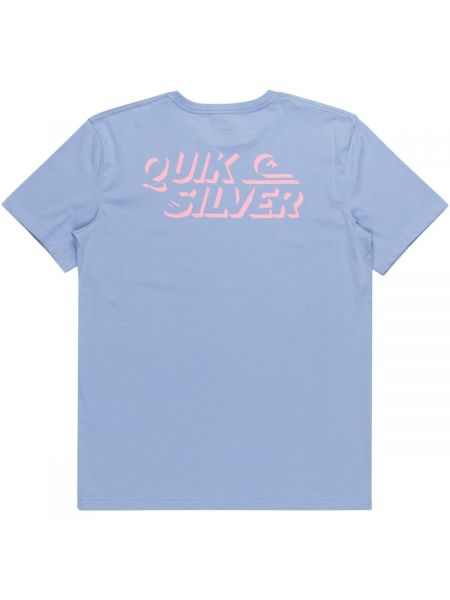 Tričko s krátkými rukávy Quiksilver fialové