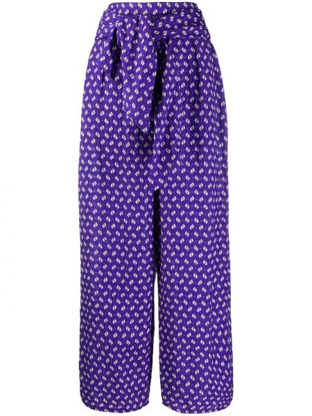 Pantalones con estampado con estampado abstracto Kenzo violeta