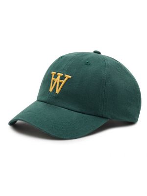 Cappello con visiera Wood Wood verde