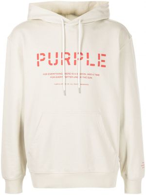 Hoodie mit print Purple Brand lila