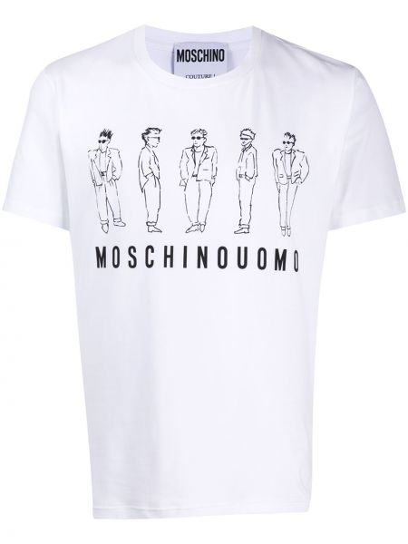 Μπλούζα Moschino λευκό