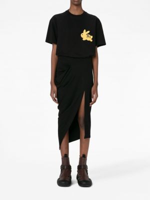 Černé drapované asymetrické sukně Jw Anderson