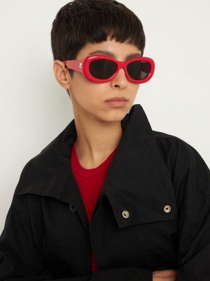 Sluneční brýle Courrèges červené