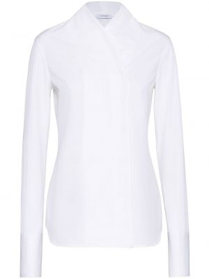 Памучна риза Ferragamo бяло