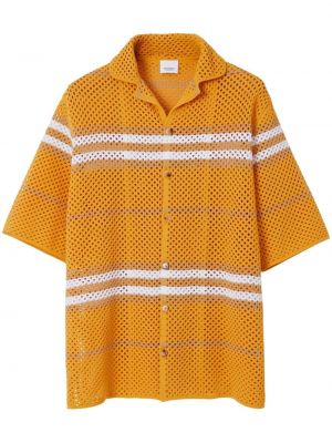 Pletena srajca s črtami Burberry