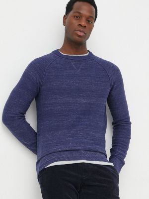 Pamučni pulover Gap plava