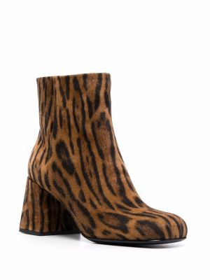 Ankle boots mit print mit leopardenmuster Miu Miu