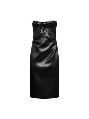 Sukienka midi Saint Laurent czarna