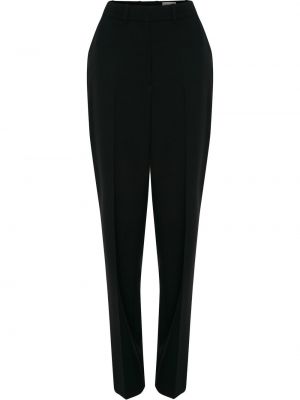 Pantaloni a vita alta slim fit Alexander Mcqueen nero