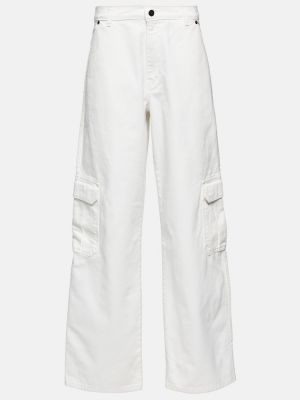 Jeans taille basse The Mannei blanc