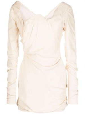 Асиметрична коктейлна рокля Rachel Gilbert бяло