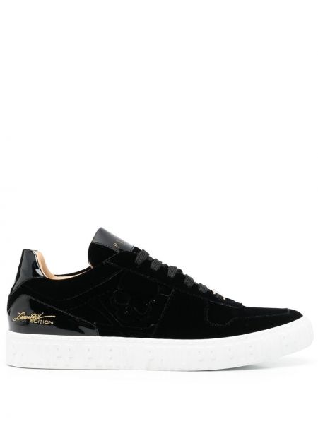 Fløyel sneakers Philipp Plein svart