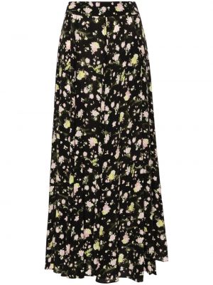 Φλοράλ maxi φούστα με σχέδιο Zadig&voltaire μαύρο