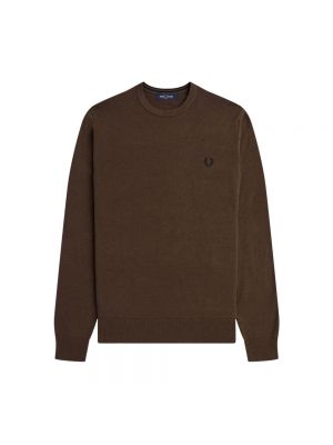 Sweter Fred Perry brązowy